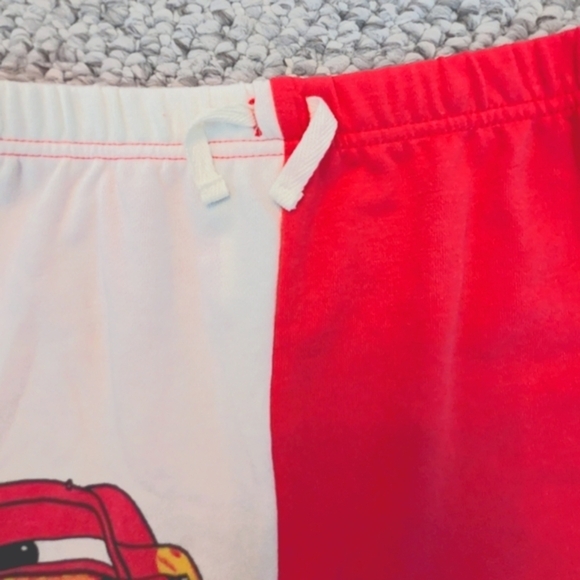 NWT Lightning McQueen For Girls (Size 7) Sleeveless Hoodie and Shorts Set - Picture 14 of 14